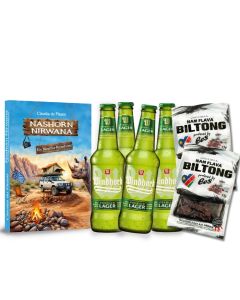 Nashorn Nirwana Geschenkset mit WHK Lager und Biltong