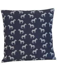 Kissenbezug Zebras dunkelblau