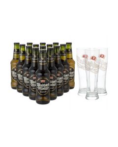 Sonderpaket - 15  x Windhoek Draught plus Gläser
