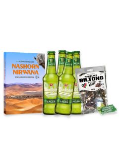 Nashorn Nirwana Geschenkset mit WHK Lager und Biltong