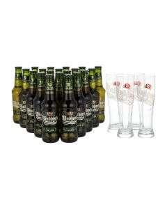 Sonderpaket - 20  x Windhoek Lager plus Gläser