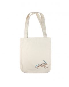 Anin Namibia Tasche aus Baumwolle, Gemsbok blau, 41 x 39 cm