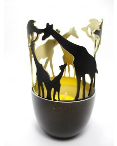 Teelichthalter Giraffe