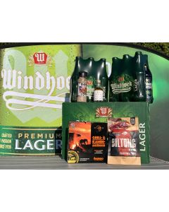 XL Braai Paket mit gratis Windhoek Lager Grillschürze